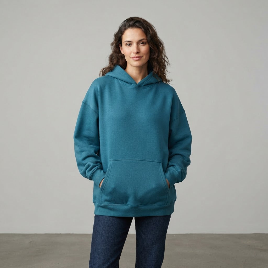 Fleece Hoodie — Mocha Mousse