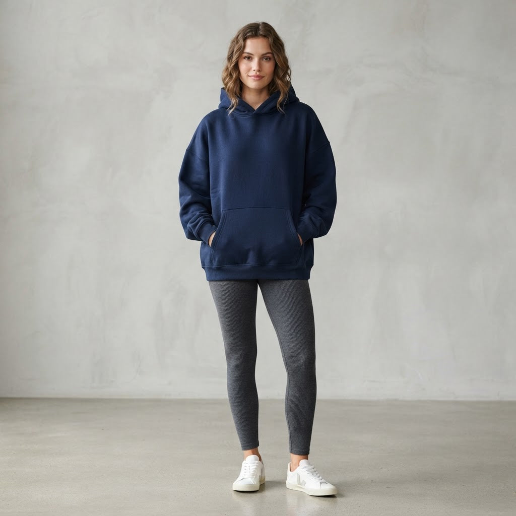 Fleece Hoodie — Mocha Mousse